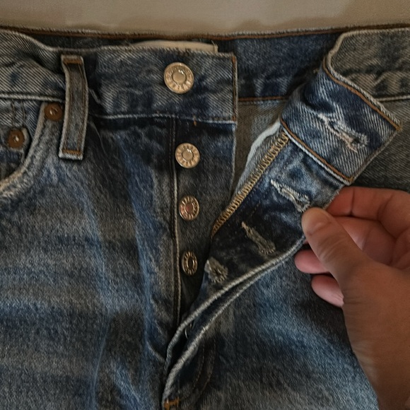 Agolde Jean Shorts. Lightly worn - Picture 2 of 4
